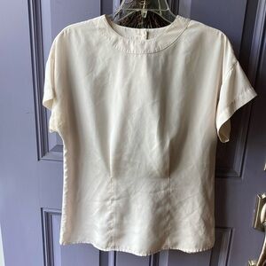 Cream Women's Top
